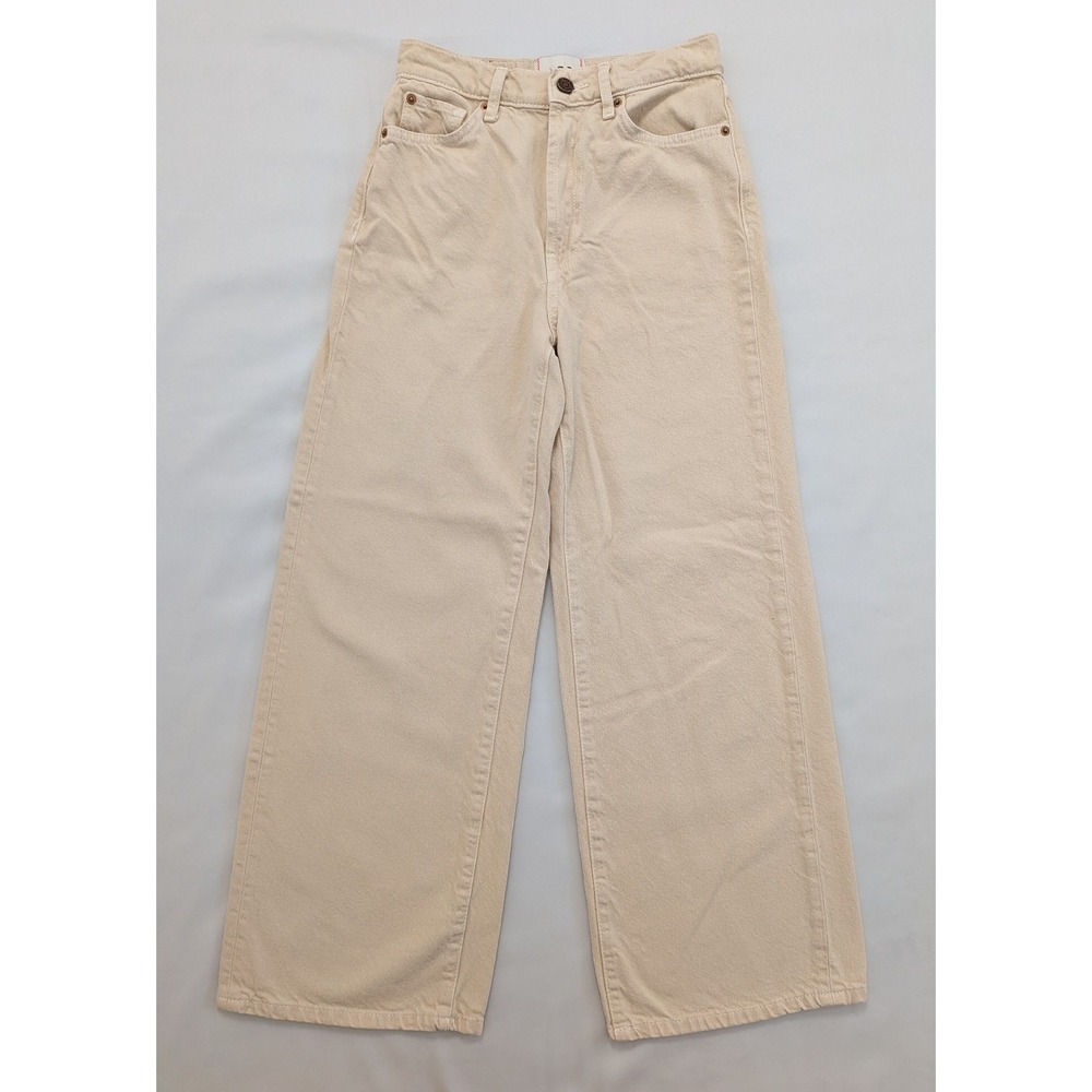BDG Urban Outfitters Women's High & Wide Pants Jeans Cream Size 25